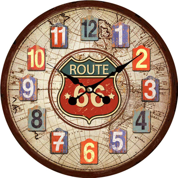 ROUND MDF WALL CLOCK