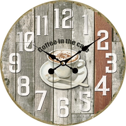 ROUND MDF WALL CLOCK
