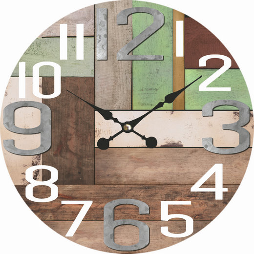 ROUND MDF WALL CLOCK