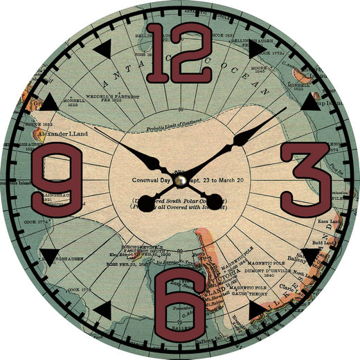 ROUND MDF WALL CLOCK