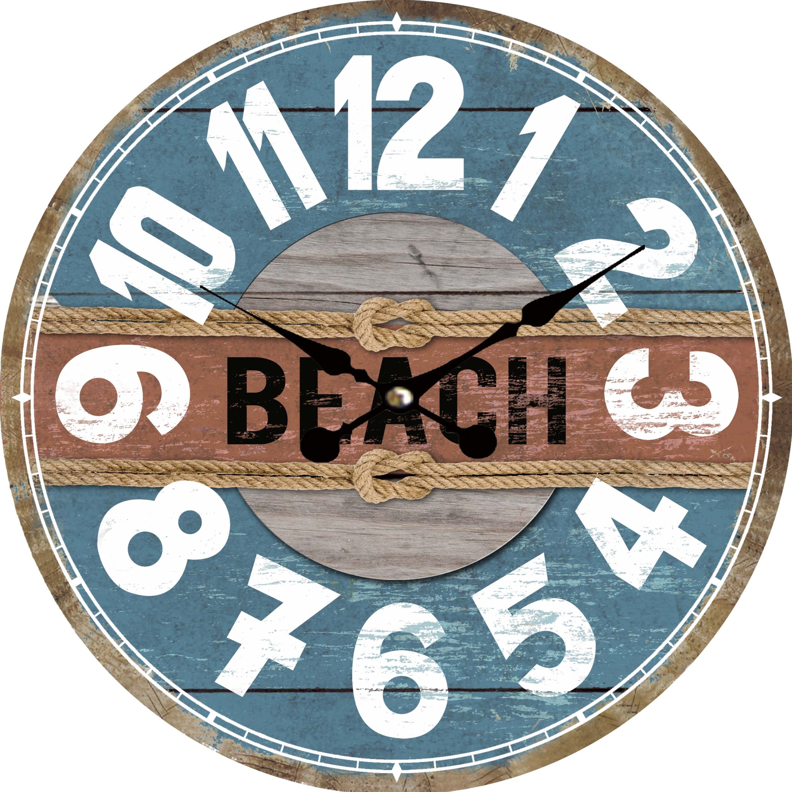 ROUND MDF WALL CLOCK