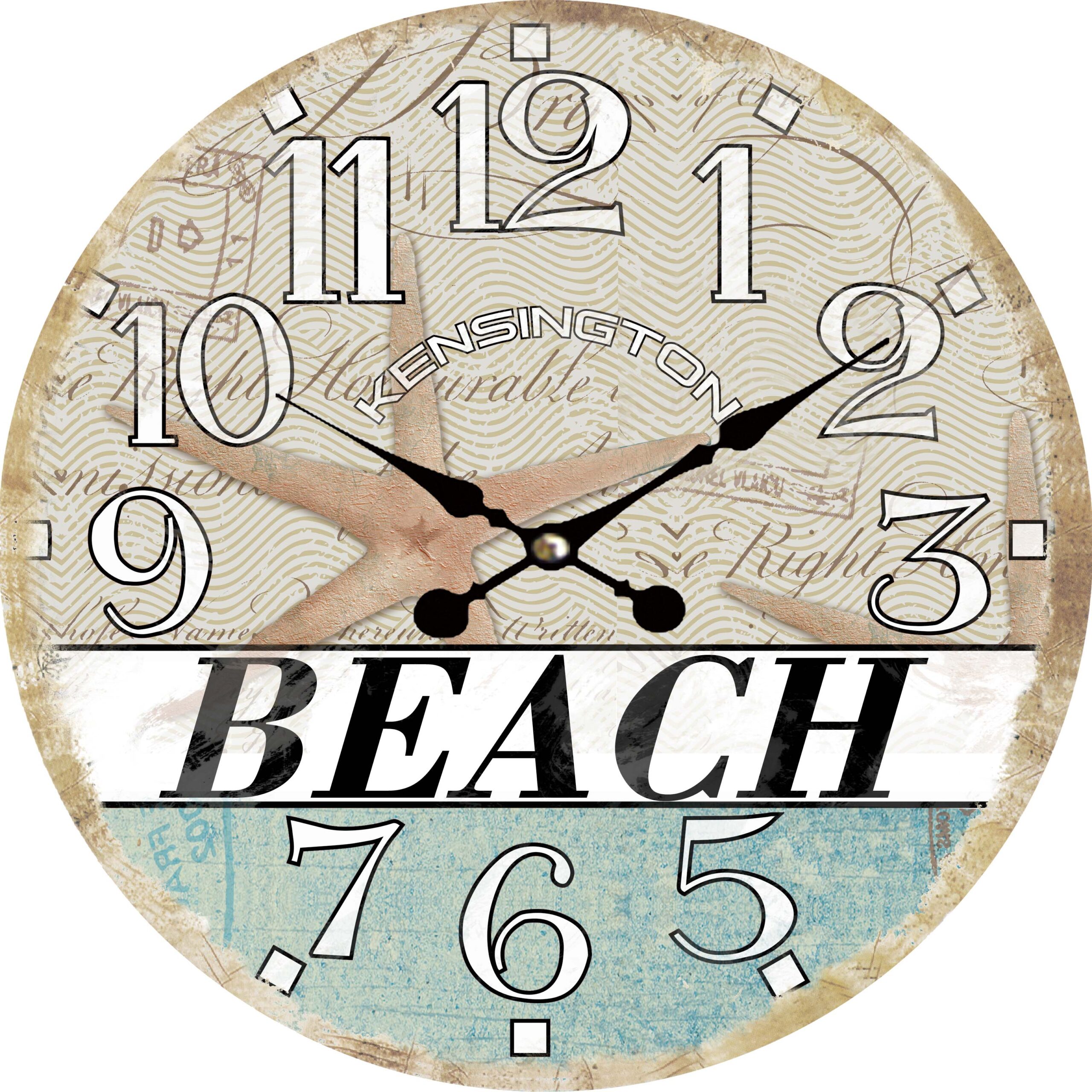 ROUND MDF WALL CLOCK