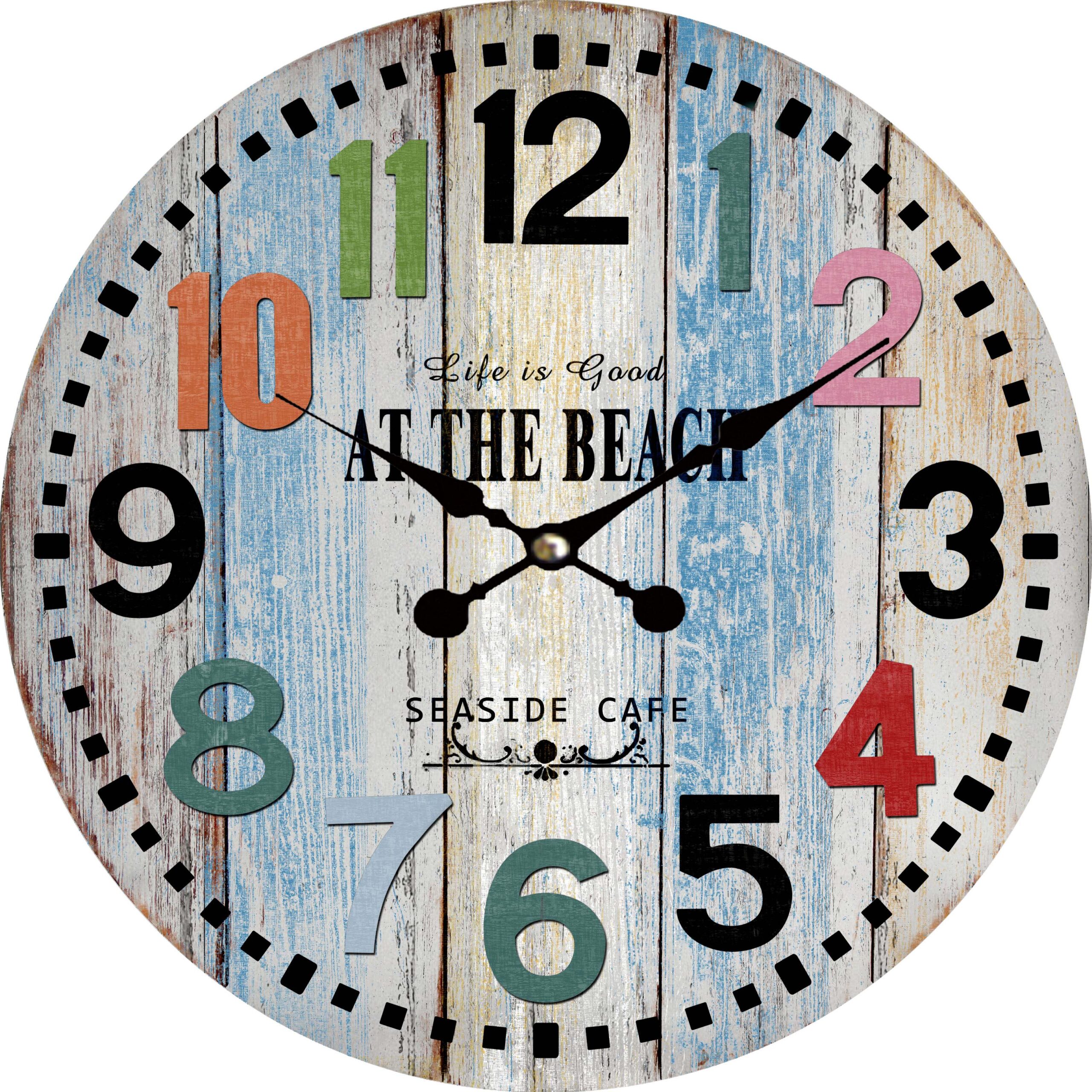 ROUND MDF WALL CLOCK