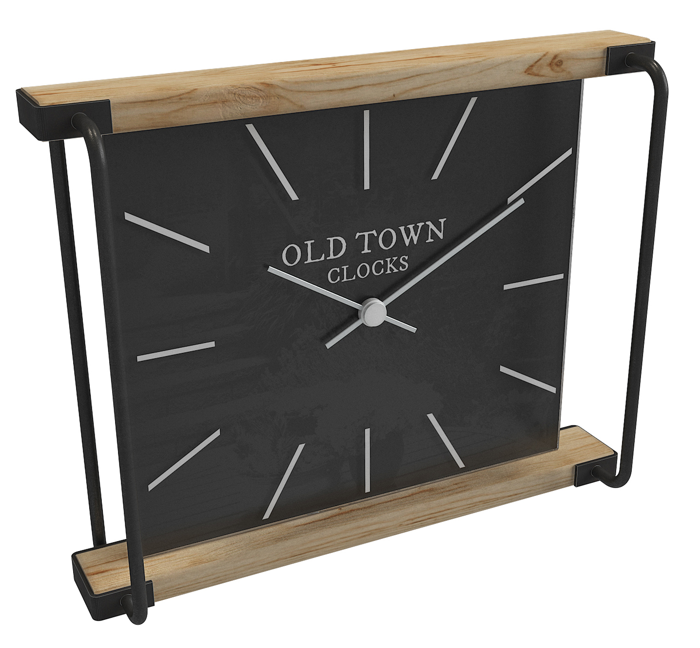 METAL TABLE CLOCK