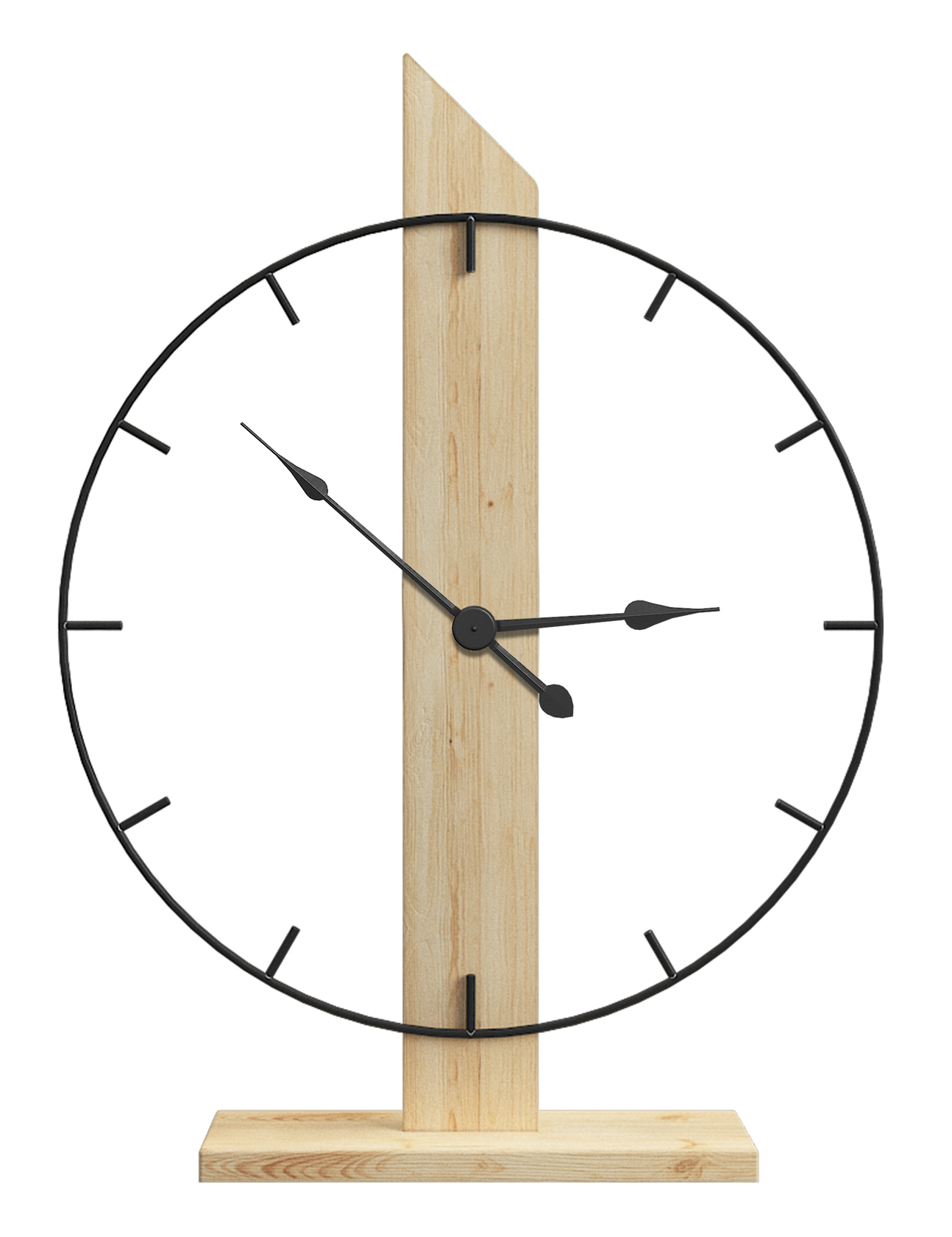 METAL TABLE CLOCK