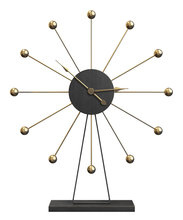 METAL TABLE CLOCK