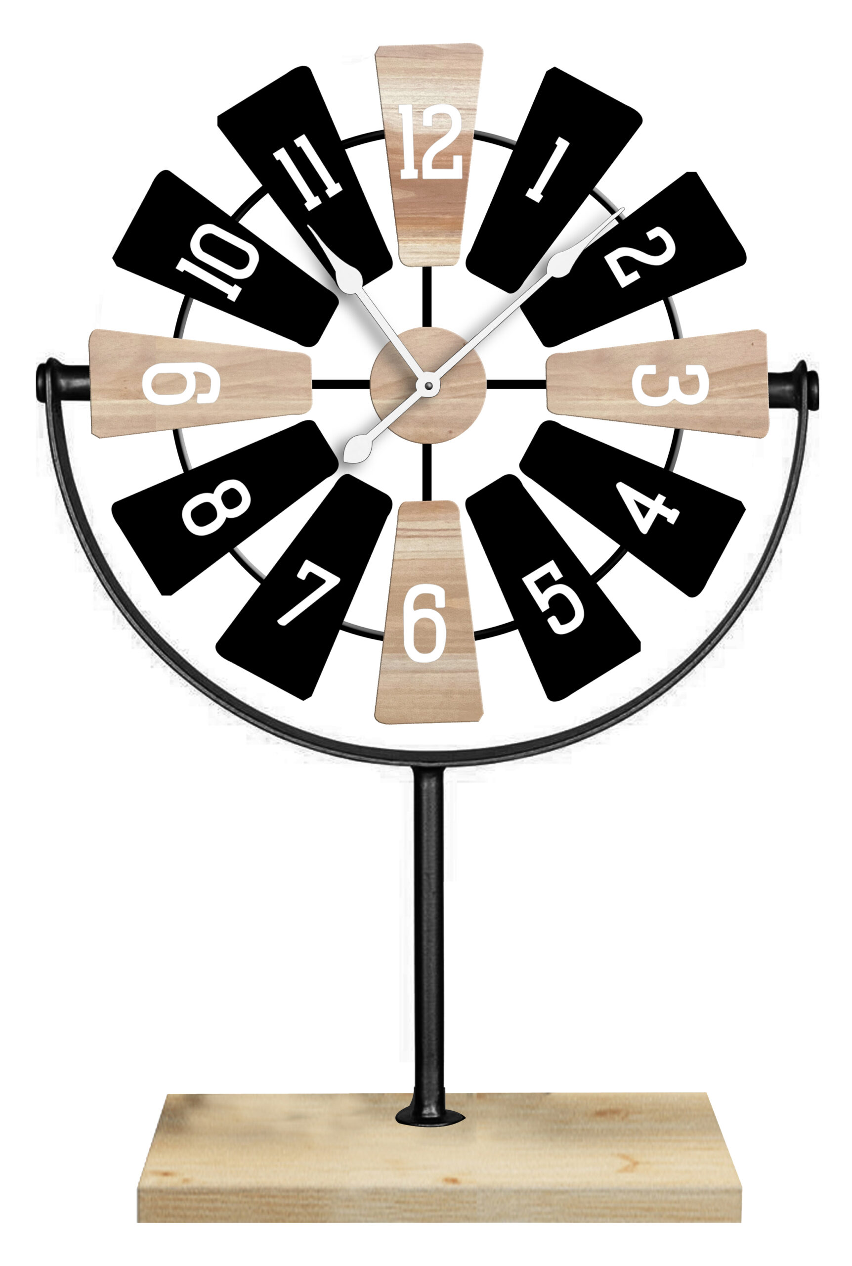 METAL TABLE CLOCK