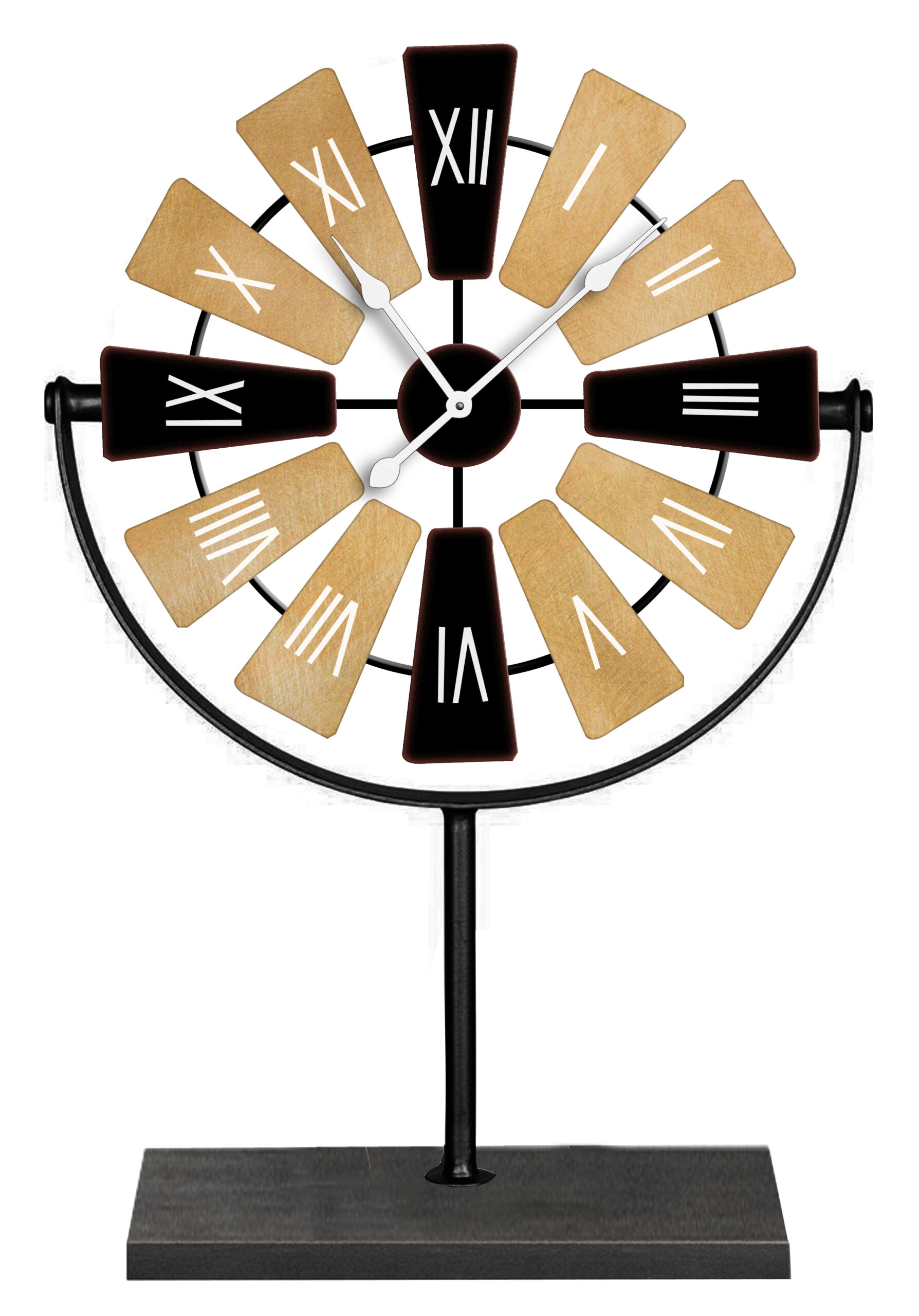 METAL TABLE CLOCK