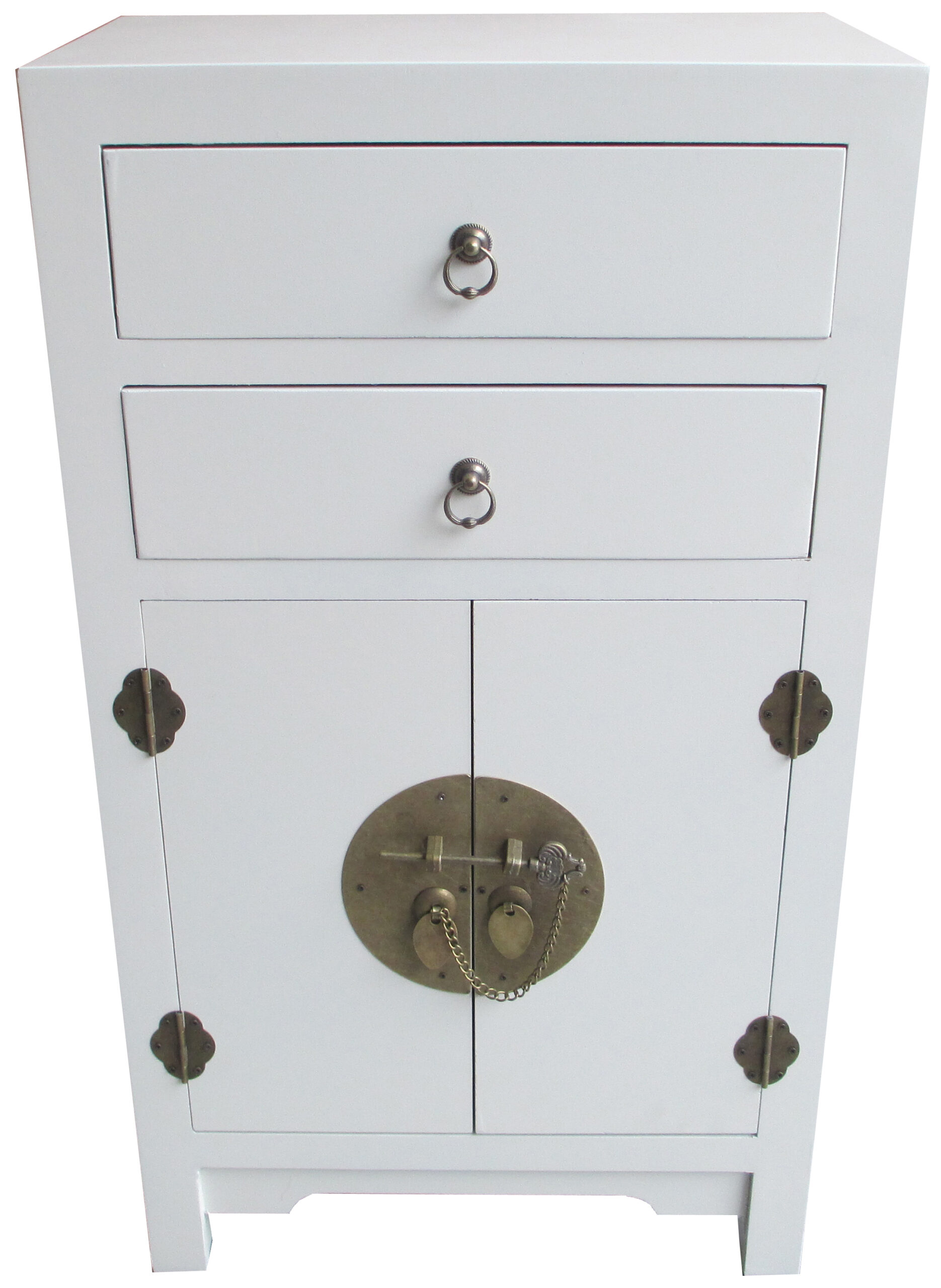 WOODEN CABINET W/2 DOORS & 2 DRAWERS