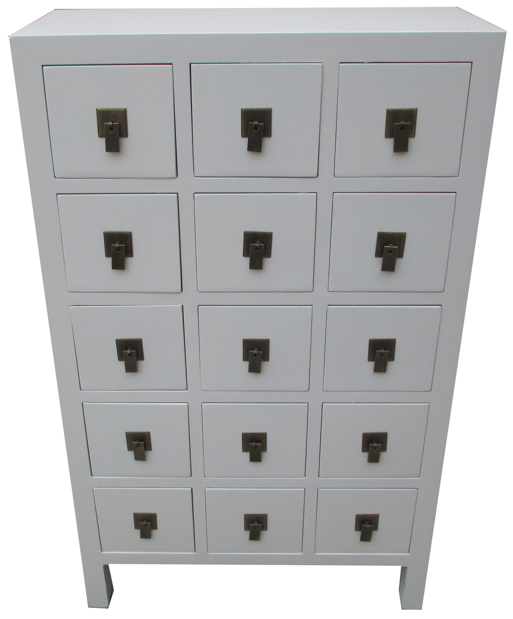 WOODEN CABINET W/15 DRAWERS