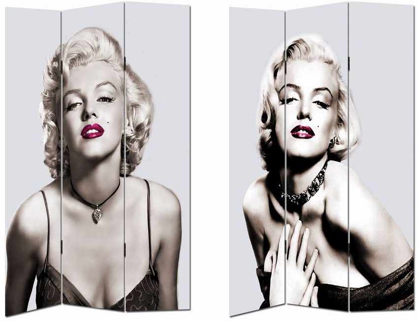 CANVAS/WOODEN SCREEN X 3 PANEL