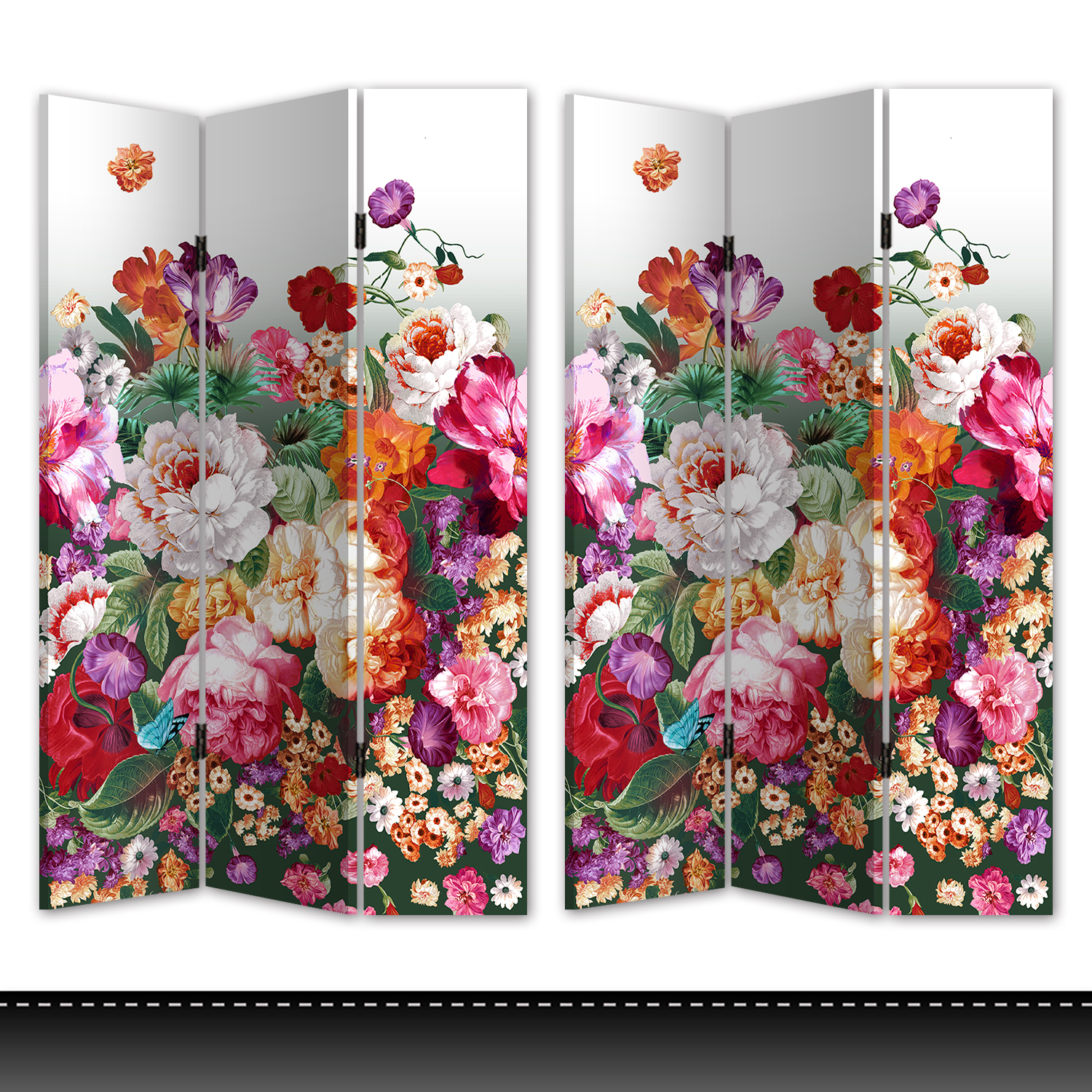 CANVAS/WOODEN SCREEN X 3 PANEL
