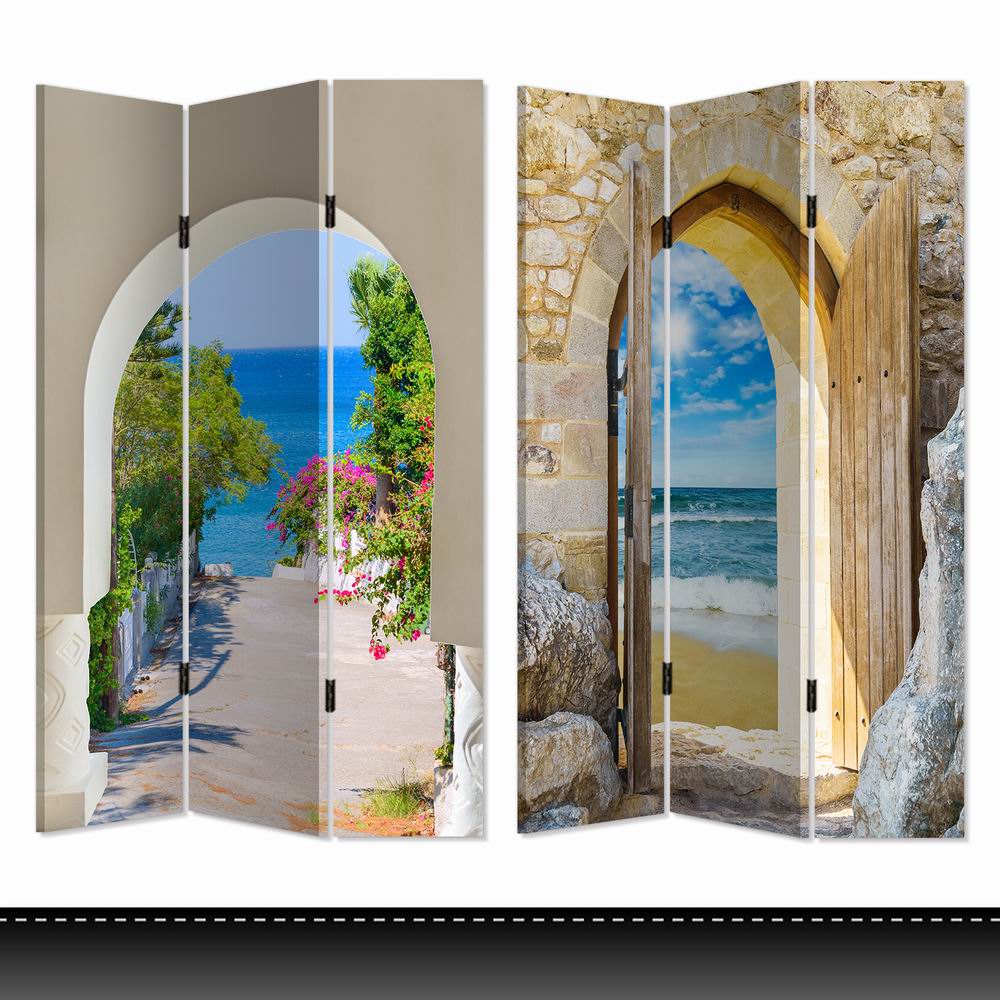 CANVAS/WOODEN SCREEN X 3 PANEL