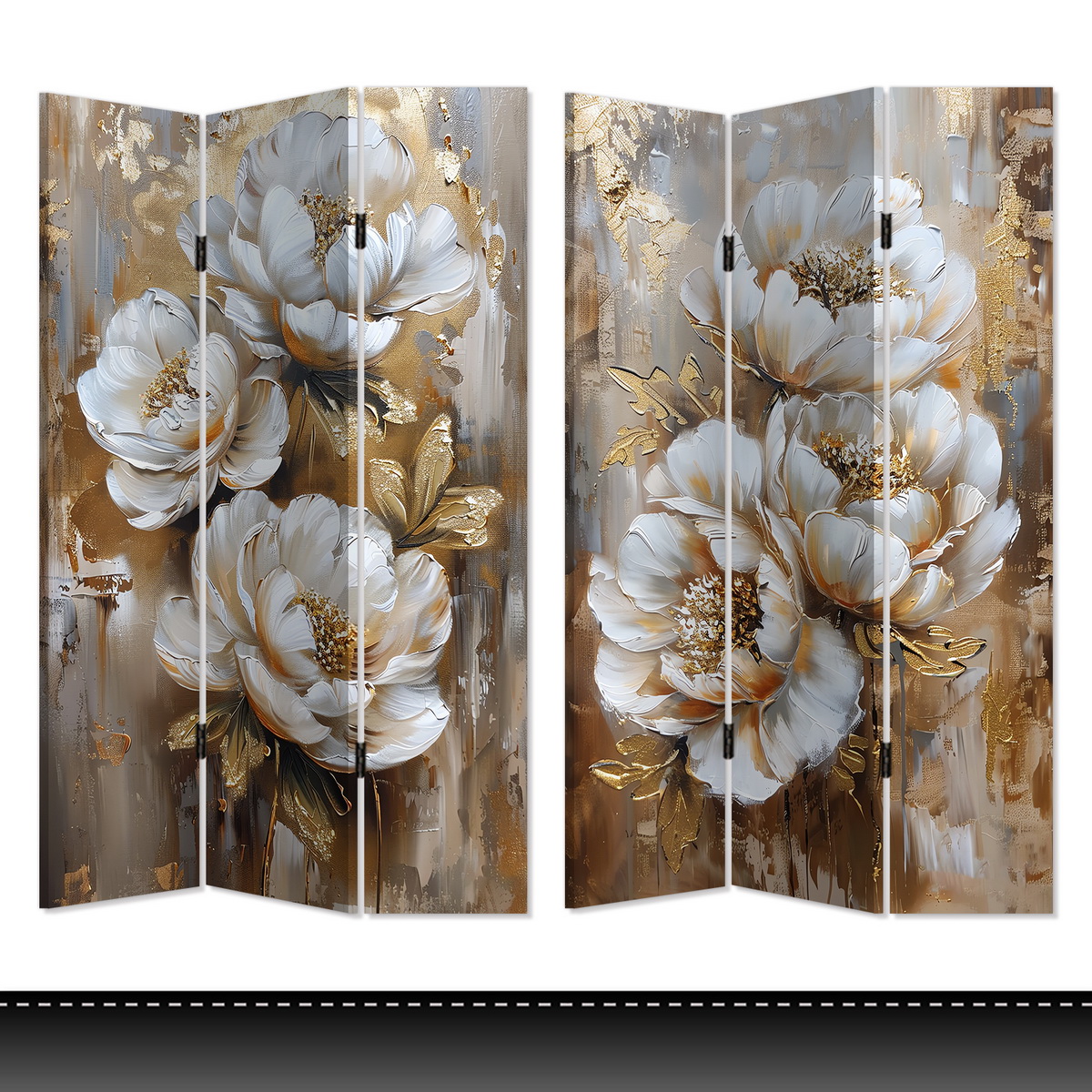 CANVAS/WOODEN SCREEN X 3 PANEL